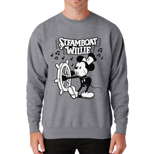 Willie Symphony Crewneck Sweatshirt - Steamboat Willie World
