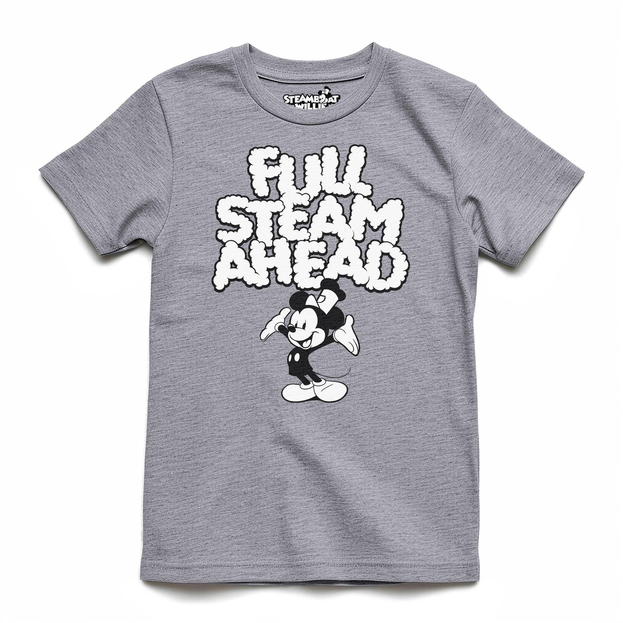 Full Steam Ahead! Youth Tee - Steamboat Willie World