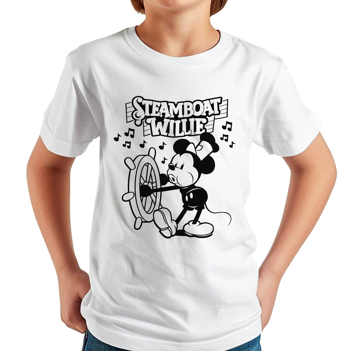 Willie Symphony Youth Tee - Steamboat Willie World