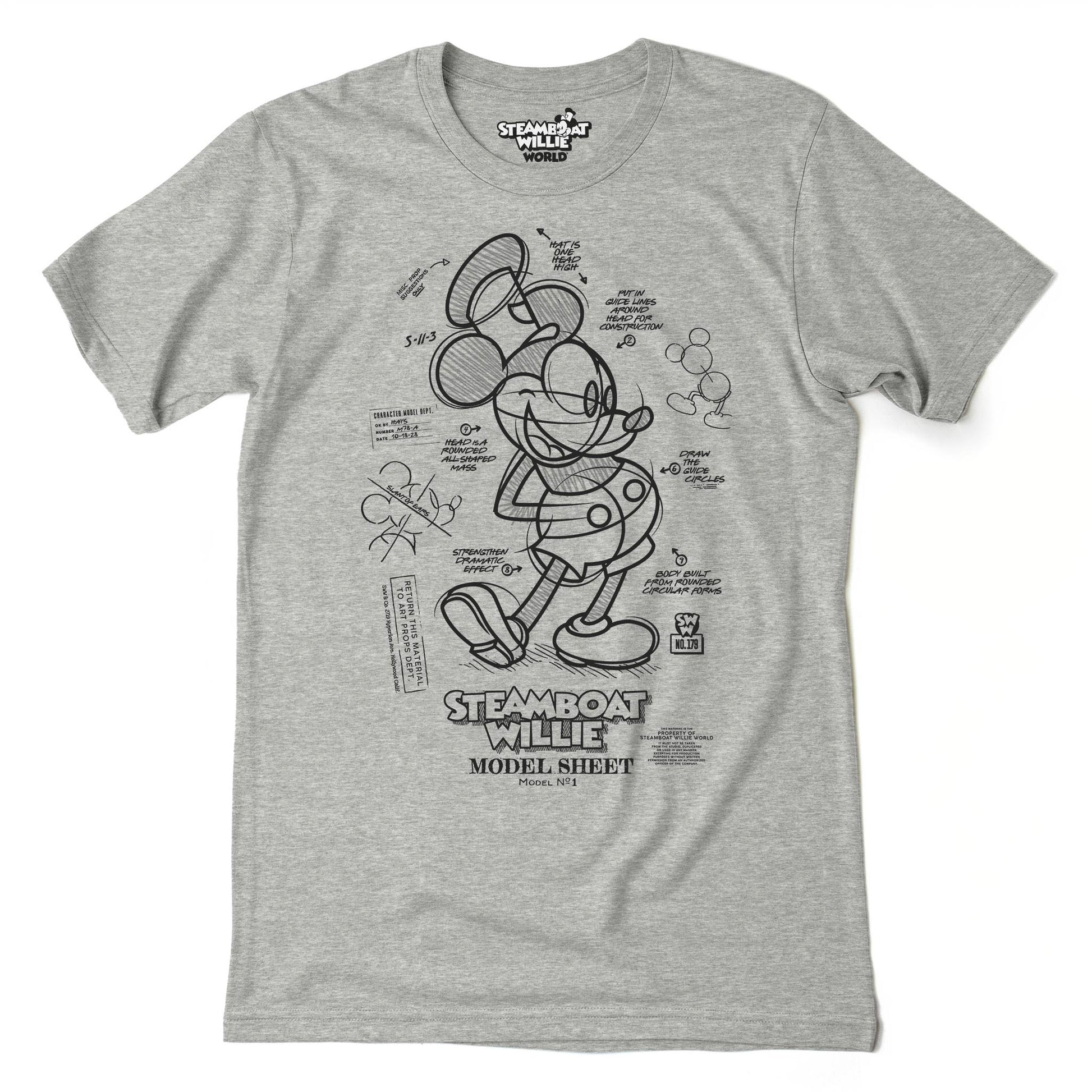 Build Character! Tee - Steamboat Willie World