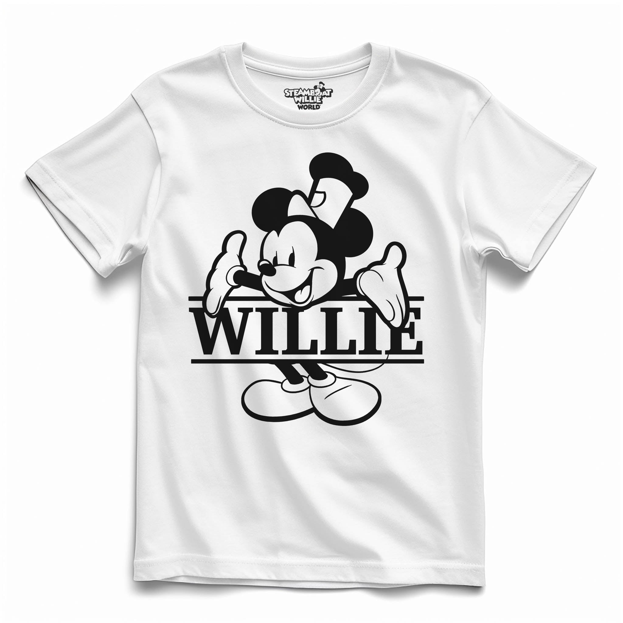 What's My Name? Youth Tee - Steamboat Willie World