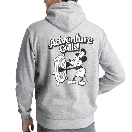 Adventure Calls! Heavy Blend Zip Hoodie - Steamboat Willie World