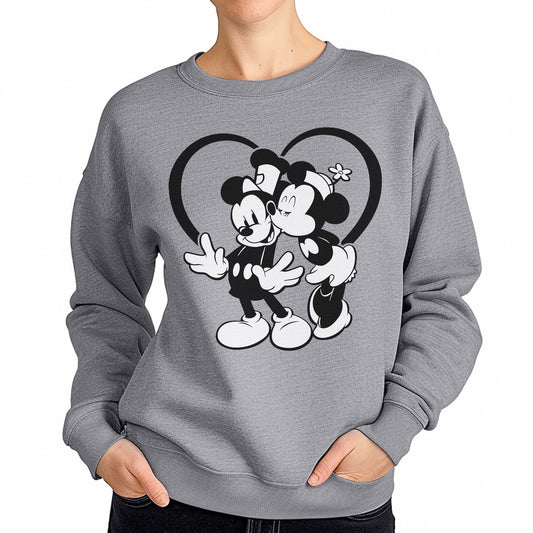 Kisses! Crewneck Sweatshirt - Steamboat Willie World