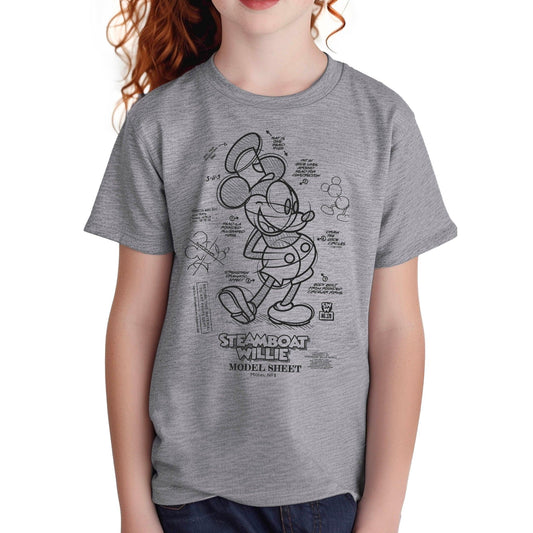 Build Character! Youth Tee - Steamboat Willie World