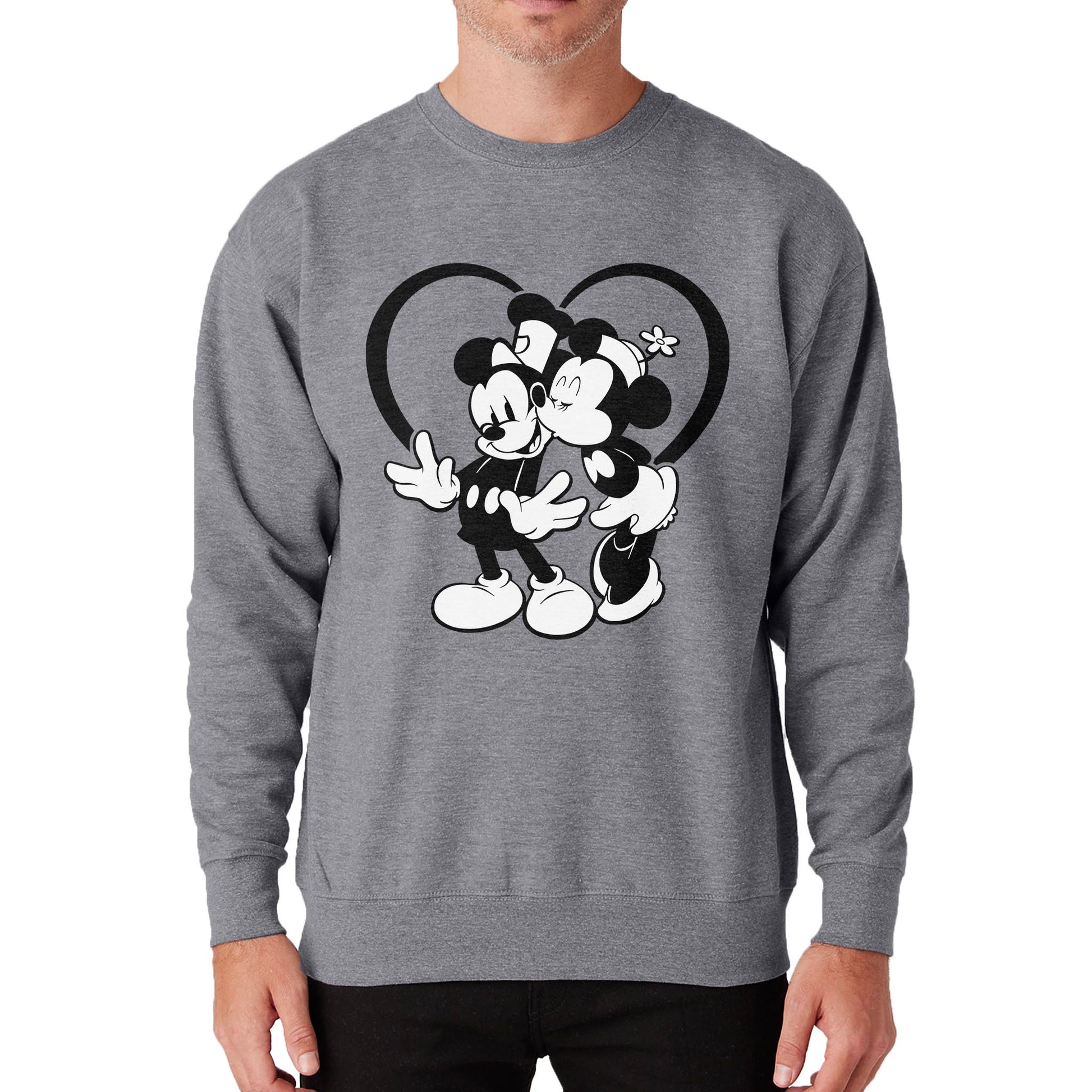 Kisses! Crewneck Sweatshirt - Steamboat Willie World