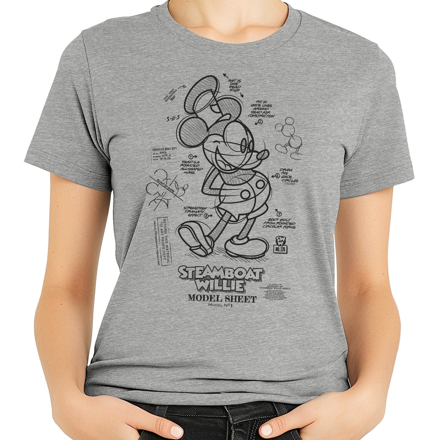 Build Character! Tee - Steamboat Willie World