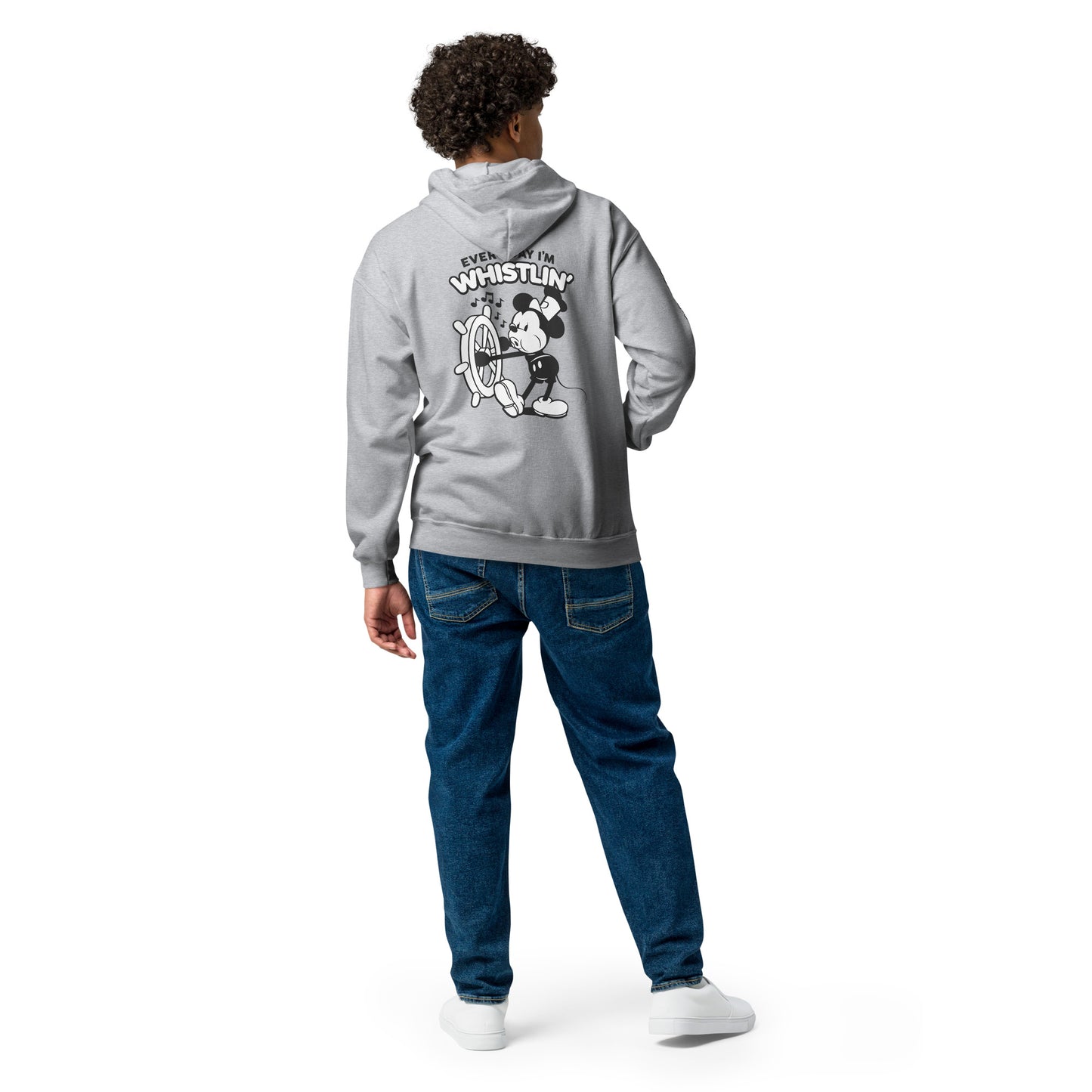 Every Day! Heavy Blend Zip Hoodie - Steamboat Willie World