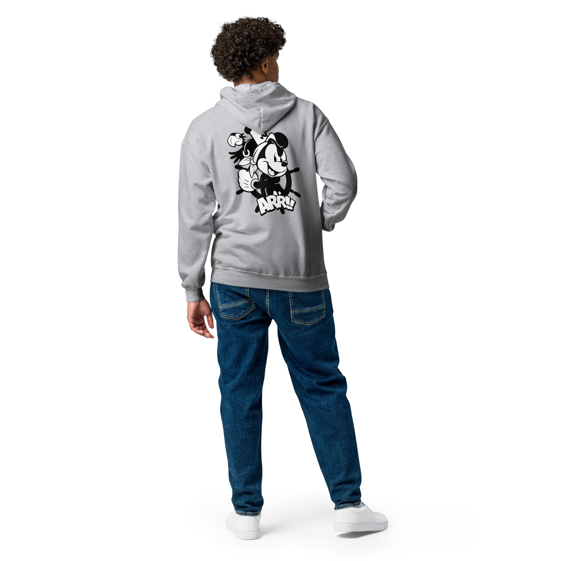 Yo Ho! Heavy Blend Zip Hoodie - Steamboat Willie World