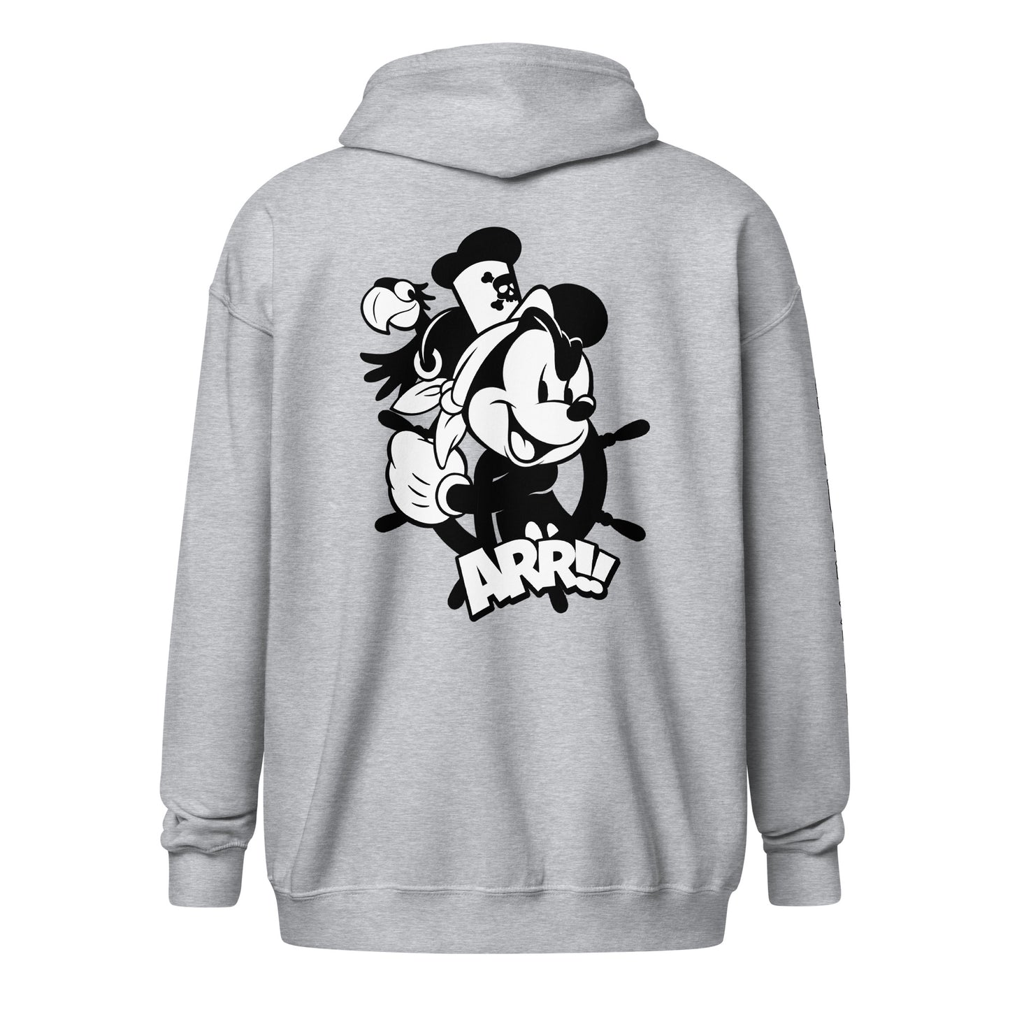 Yo Ho! Heavy Blend Zip Hoodie - Steamboat Willie World