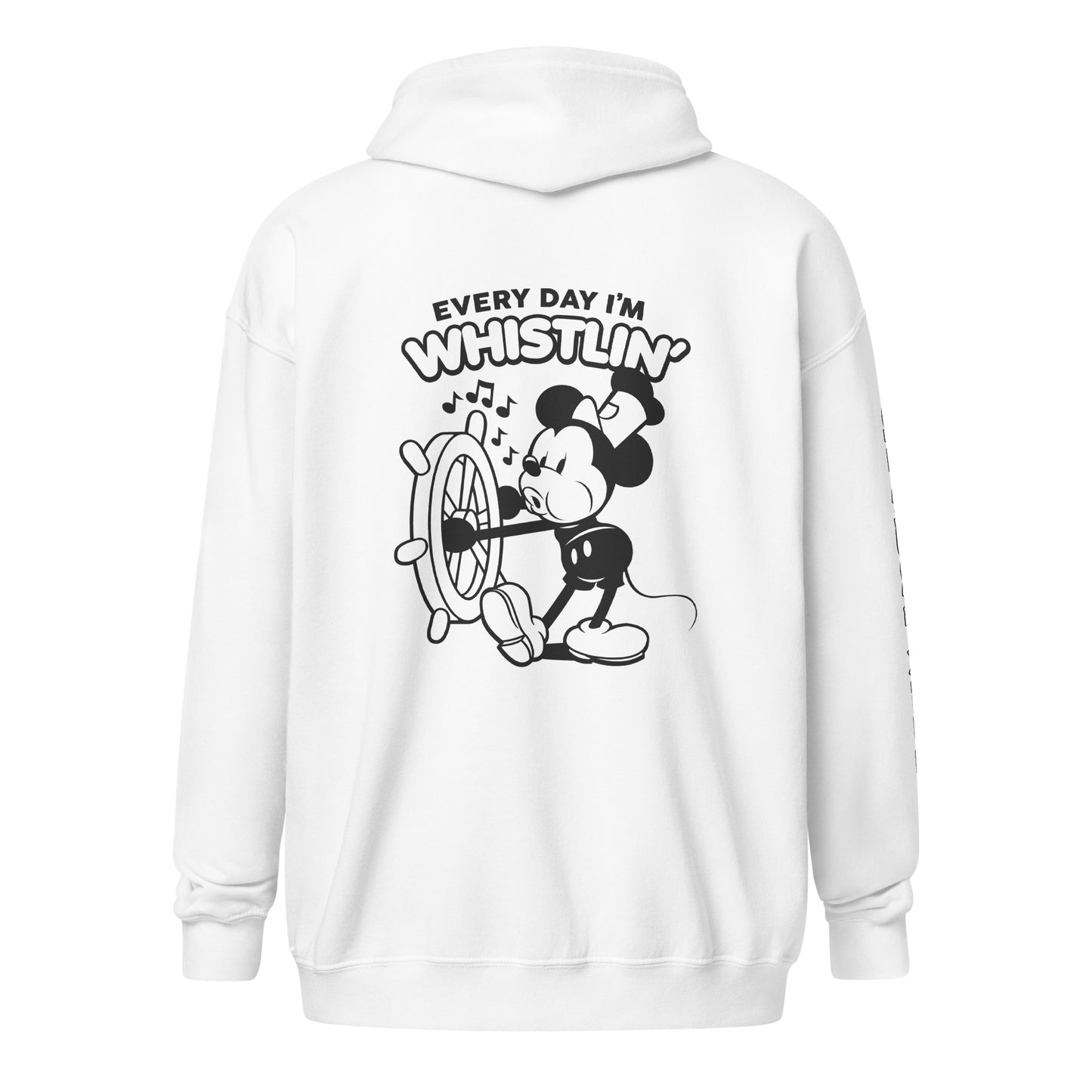 Every Day! Heavy Blend Zip Hoodie - Steamboat Willie World