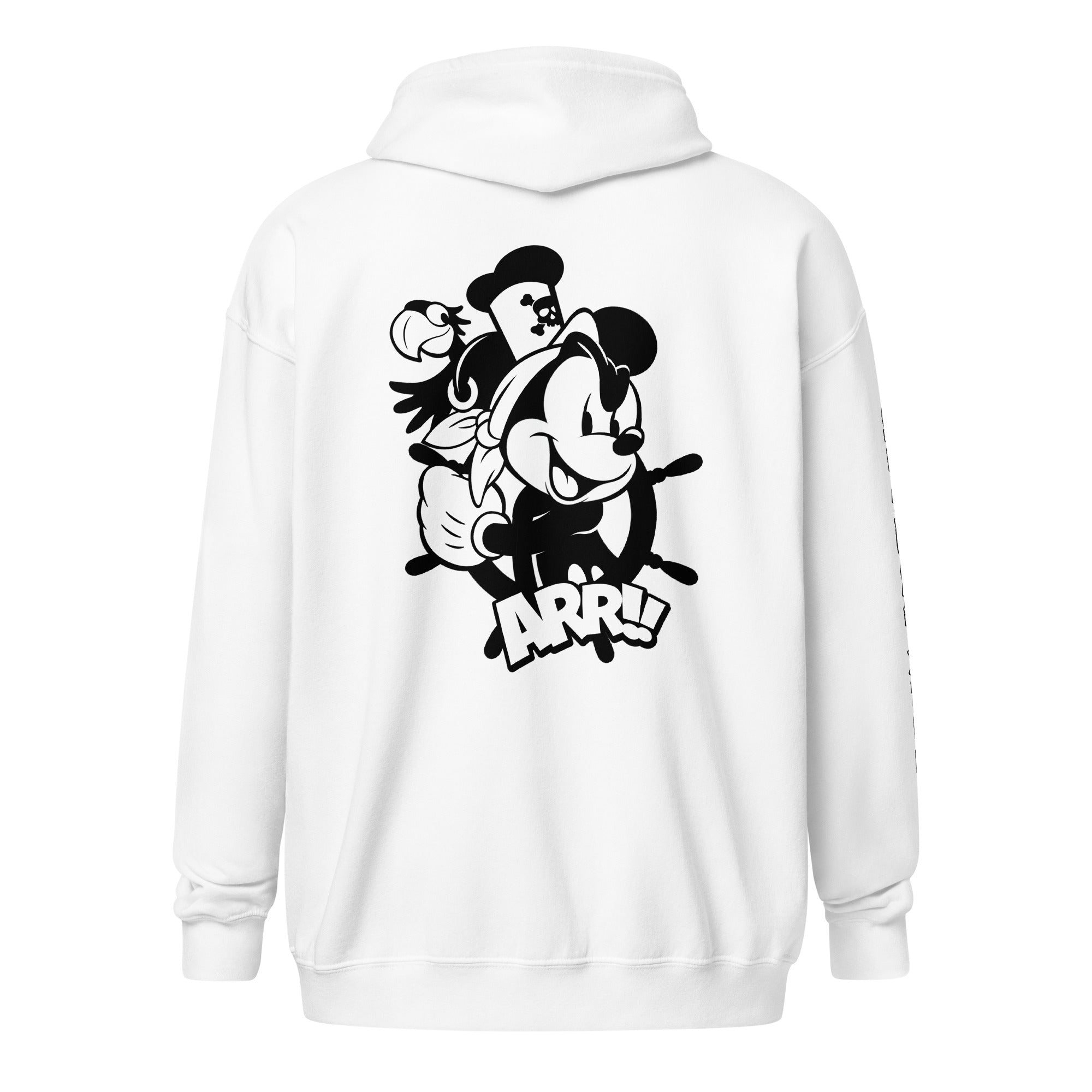 Yo Ho! Heavy Blend Zip Hoodie - Steamboat Willie World