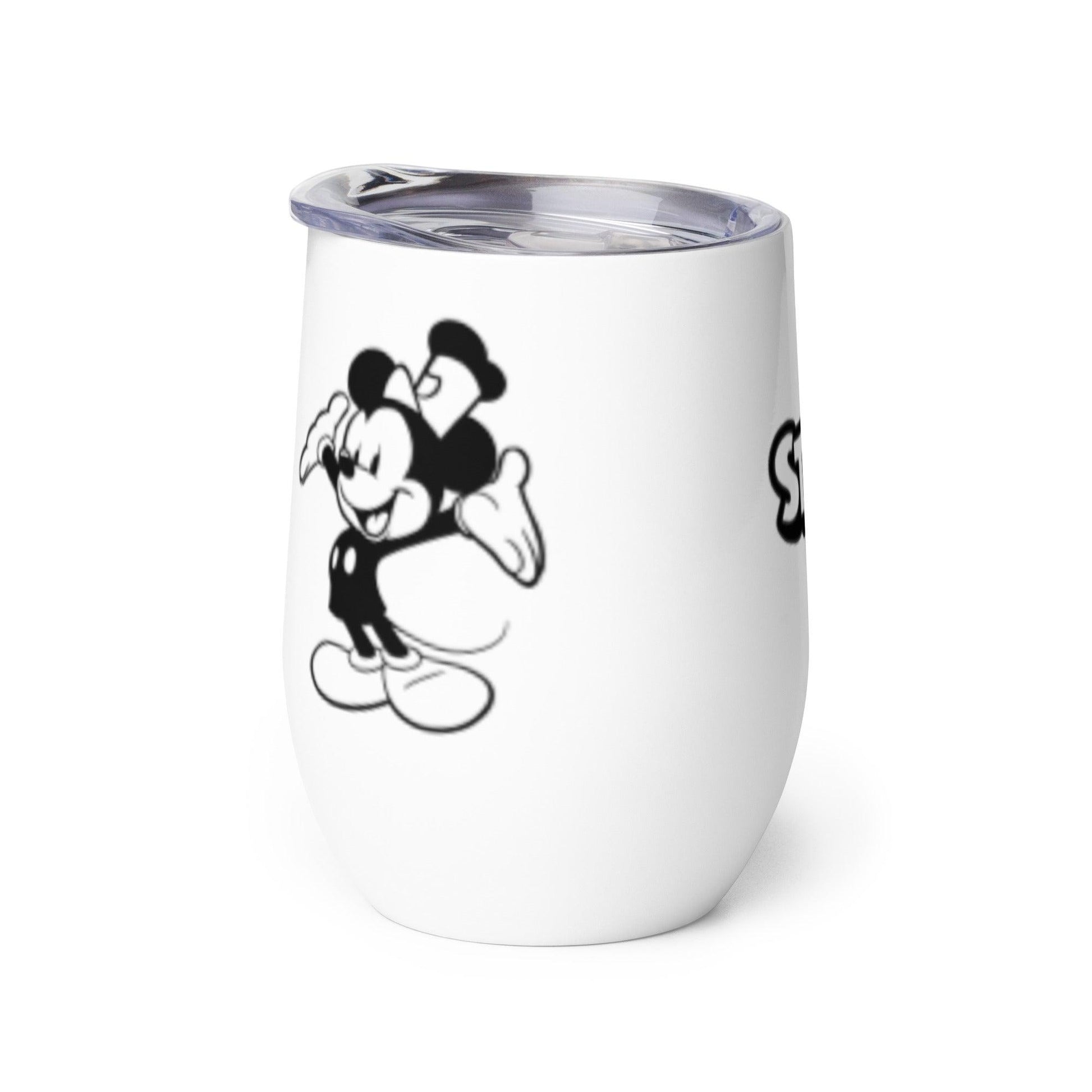 Steamboat Willie Wine Tumbler - Steamboat Willie World